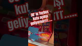 Toybox 30’lu kutu açılışı geliyor…. #oyuncak #toybox #kutuaçılımı #toys