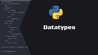 Learn Complete Python - # Day 6 - Datatypes