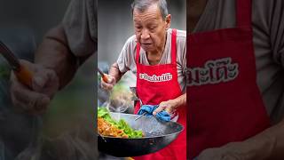 Great Grandpa Cooking Skills! Fried Pork Egg Rice - Thailand Street Food