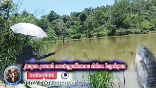 nekat mancing nila di tempat seram sendirian