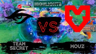 🟥ЧТО ЭТО ЗА МАШИНА ТАКАЯ? | Team Secret vs MOUZ TI 2024: QC WEU | 19.06.2024