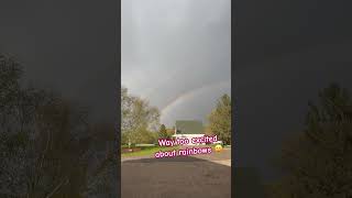 Double Rainbow!! #minnesota #shorts #IRL