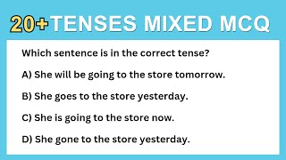 English Tenses Quiz Challenge: Master All 12 Tenses with MCQs Quiz | For all Competitive Exams