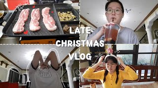 [vlog] SUPER LATE CHRISTMAS VLOG 😅 Korean university student in the Philippines/Senior year reality