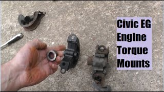 Civic EG WHITE EP8 Engine Torque Mounts