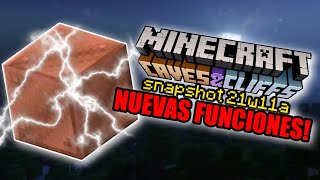 MINECRAFT 1.17 Snapshot 21w11a | NUEVAS FUNCIONES PARA EL COBRE!