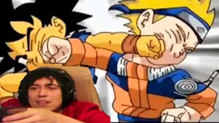 uri reaccion al rap de GOKU vz  NARUTO