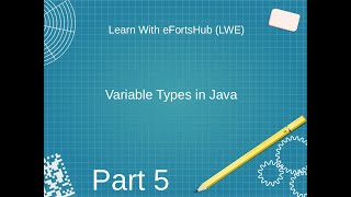 LWE #5. Variable Types in Java