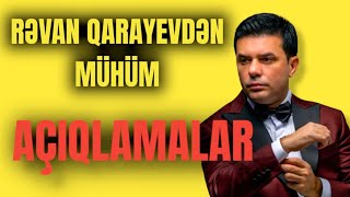 Rəvan Qarayevdən mühüm açıqlamar/Gülşənlik Söhbət.