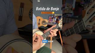 BATIDA DE BANJO NO CAVACO? #cavaquinhoiniciante #samba #musica #cavaquinho #violao