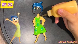 Easy Pancake Art : EP.33 Inside Out - JOY | Disney | LEMON Pancake