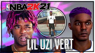 HOW TO CREATE LIL UZI VERT IN NBA 2K21 | MYPLAYER FACE CREATION