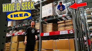 CRAZY HIDE AND SEEK GAME IN IKEA!!