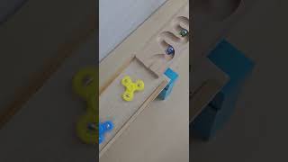 Marble Run Race ASMR HABA wave slope part48 #marblerun #マーブルラン #shorts