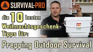 Die 10 besten Weihnachtsgeschenk-Tipps für Prepping Outdoor Survival