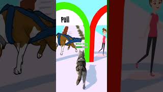 DOGGY RUN GAME MODE / BABY DOG RUN BIG DOG RUN GAME #shorts GAMING THALAPATHY