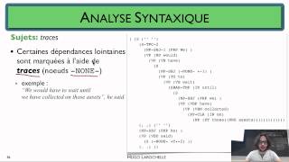 Traitement automatique des langues [6.10] Analyse syntaxique - treebank