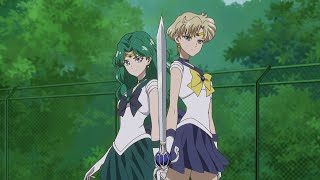 Sailor Uranus e Sailor Neptune prima trasformazione [Pretty Guardian Sailor Moon Crystal ITA]