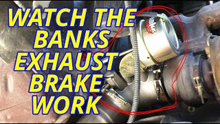 BANKS EXHAUST BRAKE WORKING ON 5.9 CUMMINS DIESEL