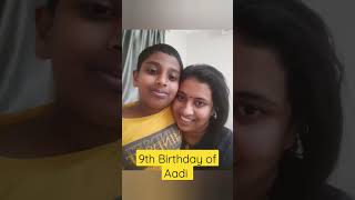 9th Birthday of Aadi