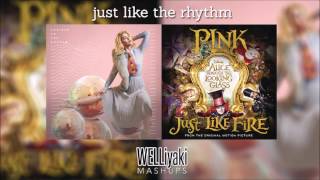 Just Like Fire / Chained to the Rhythm (Pink & Katy Perry Mashup)