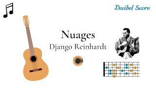 Nuages | Django Reinhardt | Tuto de guitarra con acordes