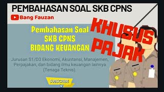 Soal SKB - PAJAK!!