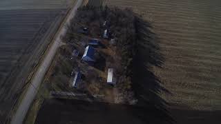 Thayer farm fly over .