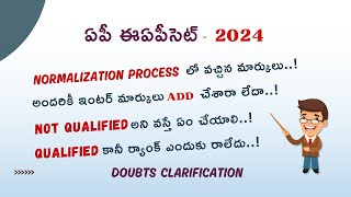 ఏపీ ఈఏపీసెట్ 2024 లో వచ్చిన ర్యాంక్ కి సీటు వస్తుందా.. || rank not allotted || not qualified