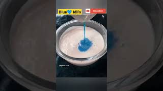 Blue💙 idlis with flower extracts | #viralshorts #shorts #idly #idli @VirHut1419 #subscribe