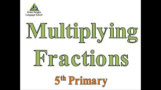 Multiplying Fractions