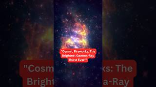 Gamma-Ray Burst Peak #FirstTime #NASA #GammaRayBurst #SpaceDiscovery #CosmicJets #SpaceScience