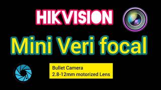 Hikvision mini VeriFocal bullet camera DS-2CE16D8T-IT3ZE | Motorized CCTV lens | Apex security Hub