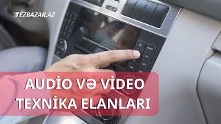 Maşın Audio və video texnika elanları