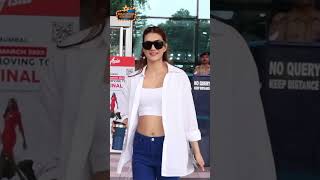 Kriti Sanon spotted in Mercedes Maybach GLS 600 | Airport Flying to Chandigarh | Bollywood stardust