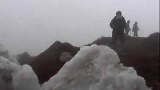 Inside the Glacier on Cotopaxi Volcano