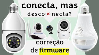 Como corrigir erros AUTOMATICAMENTE atualizando o FIRMWARE de câmeras IP Wifi no v380, Yoosee, etc.