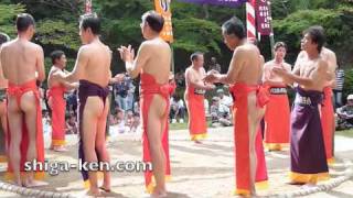 Hinade Shrine Sumo Odori Dance 日撫神社 奉納角力・角力おどり