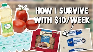 BUHAY AMERICA:HOW FILIPINOS SURVIVE WITH $10 BUDGET FOR FOOD? What can $10 get you in America?