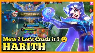 HARITH MOBILE LEGENDS, HARITH BEST BUILD 2021, HARITH GAMEPLAY, SEASON 21, MLBB META CARRY MAGE