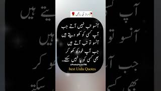 Golden words in urdu | Urdu basic words | beautiful Islamic quotes | Quotes about life  #shorts