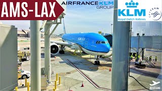 GOOD ECONOMY SERVICE | KLM BOEING 777-200er AMSTERDAM - LOS ANGELES  | TRIPREPORT | BEST WORST SEAT