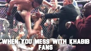 UFC 229 When drunk Irish fans mess with Khabib fans