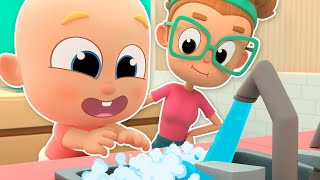 Learn to WASH YOUR HANDS with Baby Miliki! – Nursery Rhymes & Kids Songs | Miliki