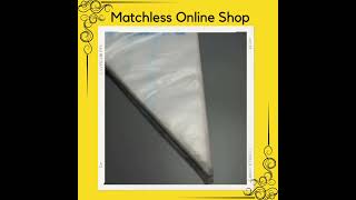 Small Icing Piping Bag 100 pcs - Buy Only From Matchless Online Shop (www.matchlessonlineshop.com)