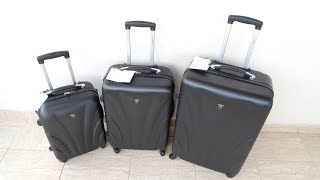 Yins conjunto de malas viagem 3 peças ABS unboxing visão detalhada YS01009P dica