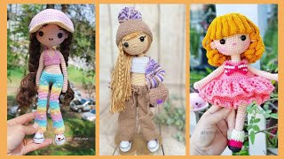 Beautiful Hand knitted Amigurumi Crochet Dolls