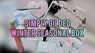 SIMPLY GILDED UNBOXING | WINTER SEASONAL BOX