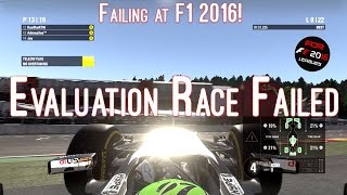 F1 2016 AOR Evaluation Race Failed!