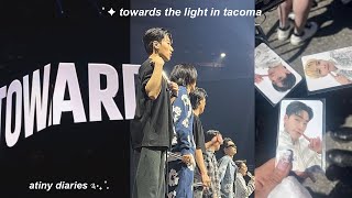 ˚ ✦ATINY VLOG (에이티니 브이로그)·˚ ༘🎱TOWARDS THE LIGHT IN TACOMA: ateez concert, barricade, send off